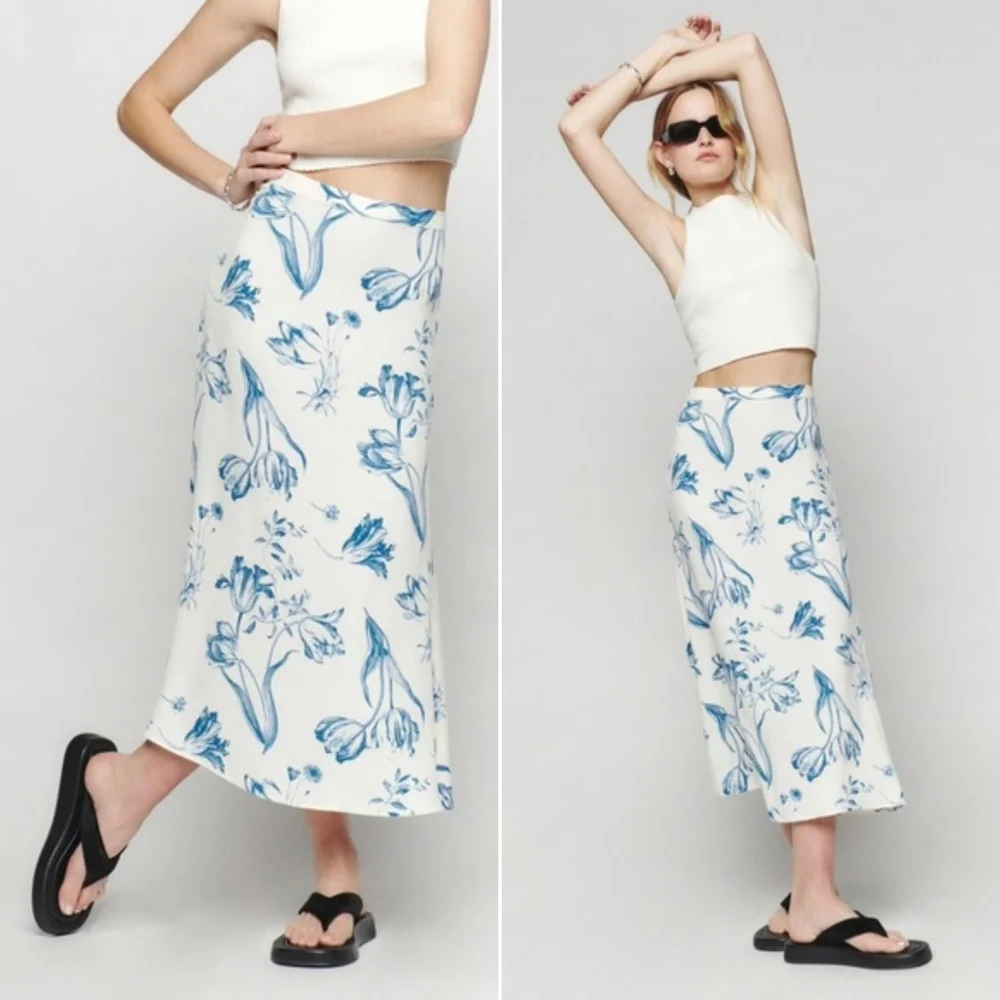 NEW Reformation Bea Skirt Lisse 12
